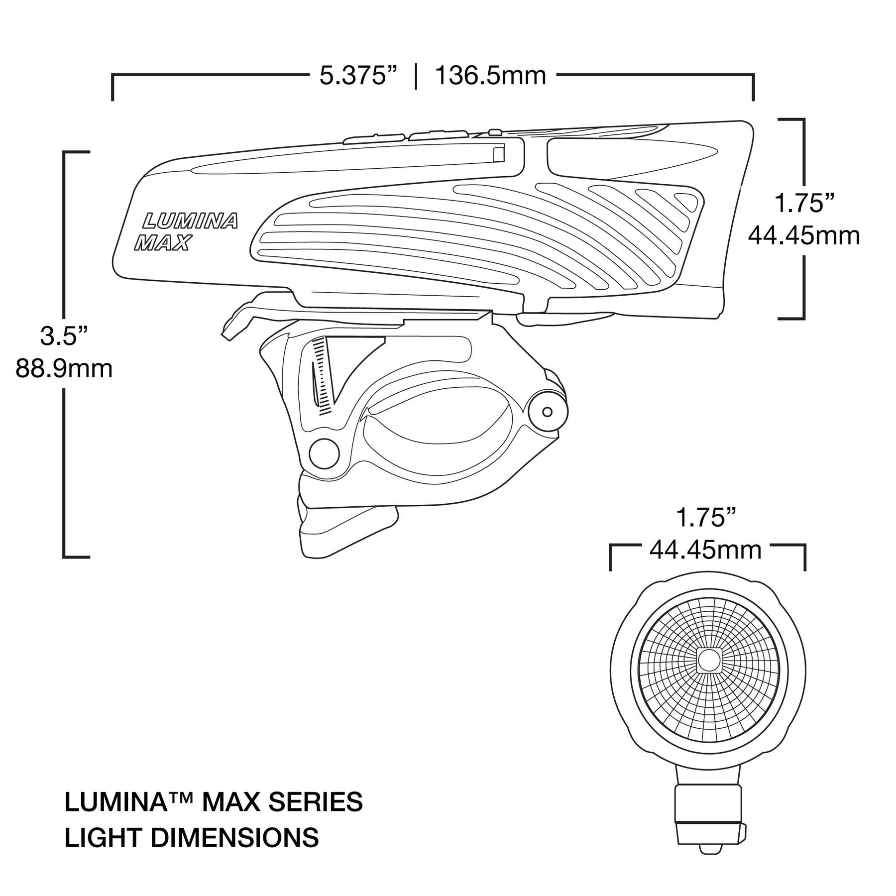 Luz delantera NITE RIDER Lumina™ Max 1500 con NiteLink™ para bicicleta